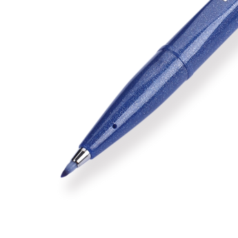 Pentel Fude Touch Brush Sign Pen - Blue - Stationery Pal