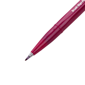 Pentel Fude Touch Brush Sign Pen - Burgundy - 2020 New Colors