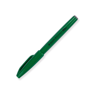 Pentel Fude Touch Brush Sign Pen - Green - Stationery Pal