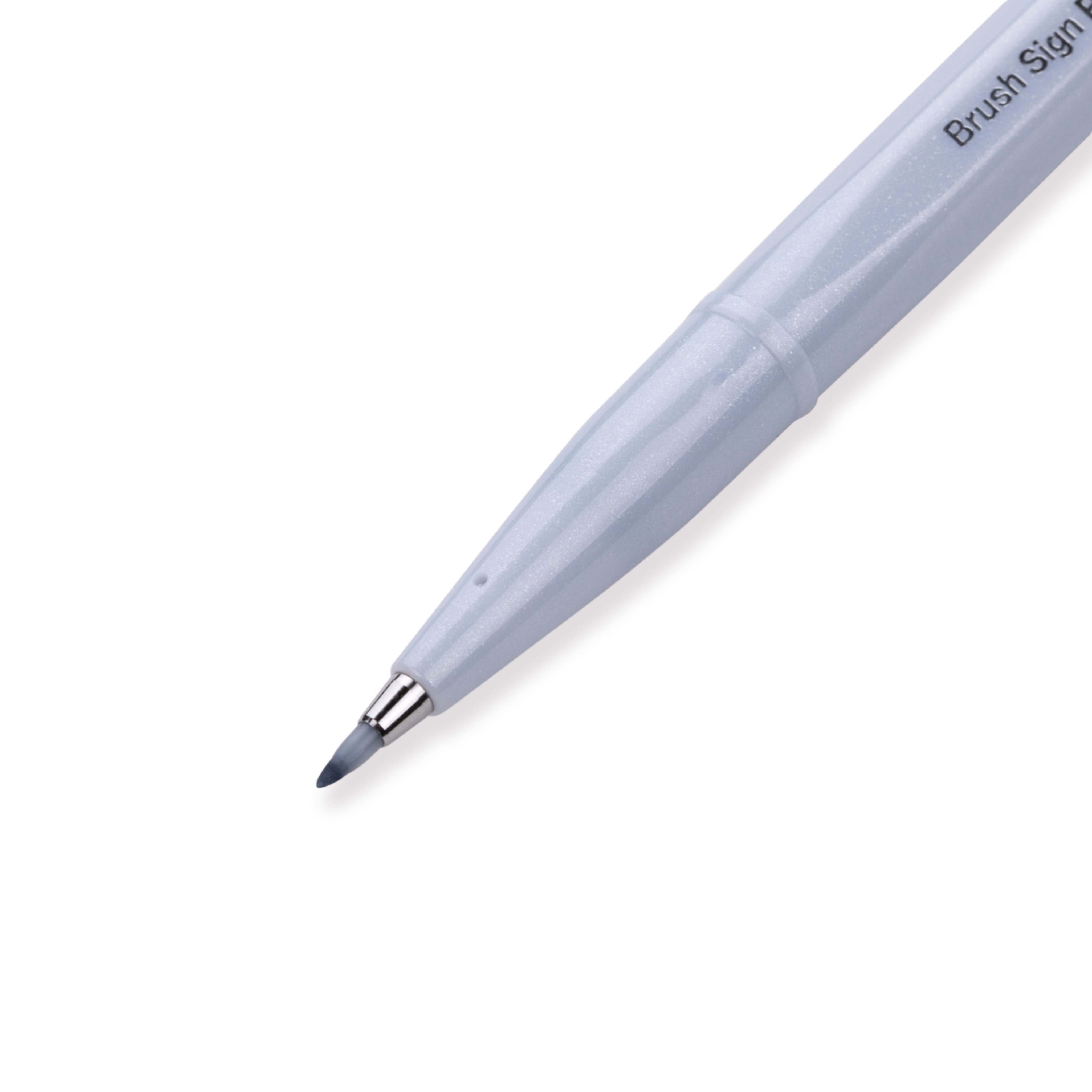 Pentel Fude Touch Brush Sign Pen - Gris claro - 2020 nuevos colores