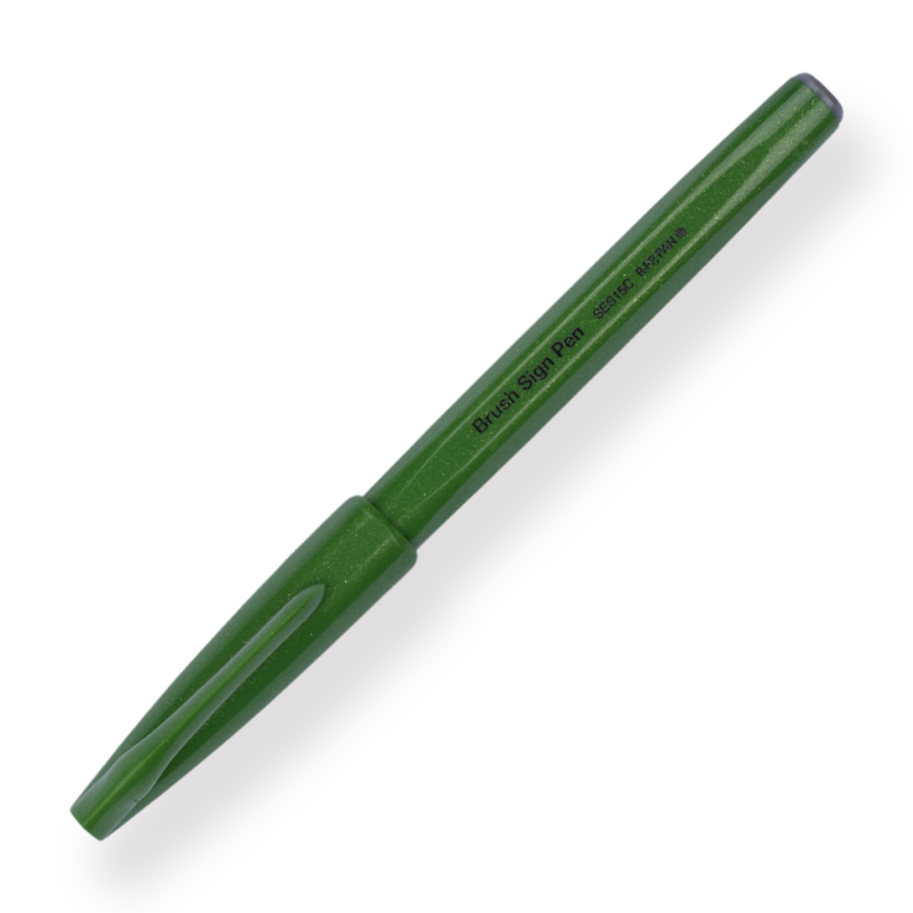 Pentel Fude Touch Brush Sign Pen - Verde oliva - 2020 nuevos colores