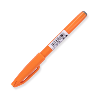 Pentel Fude Touch Brush Sign Pen - Orange - Stationery Pal