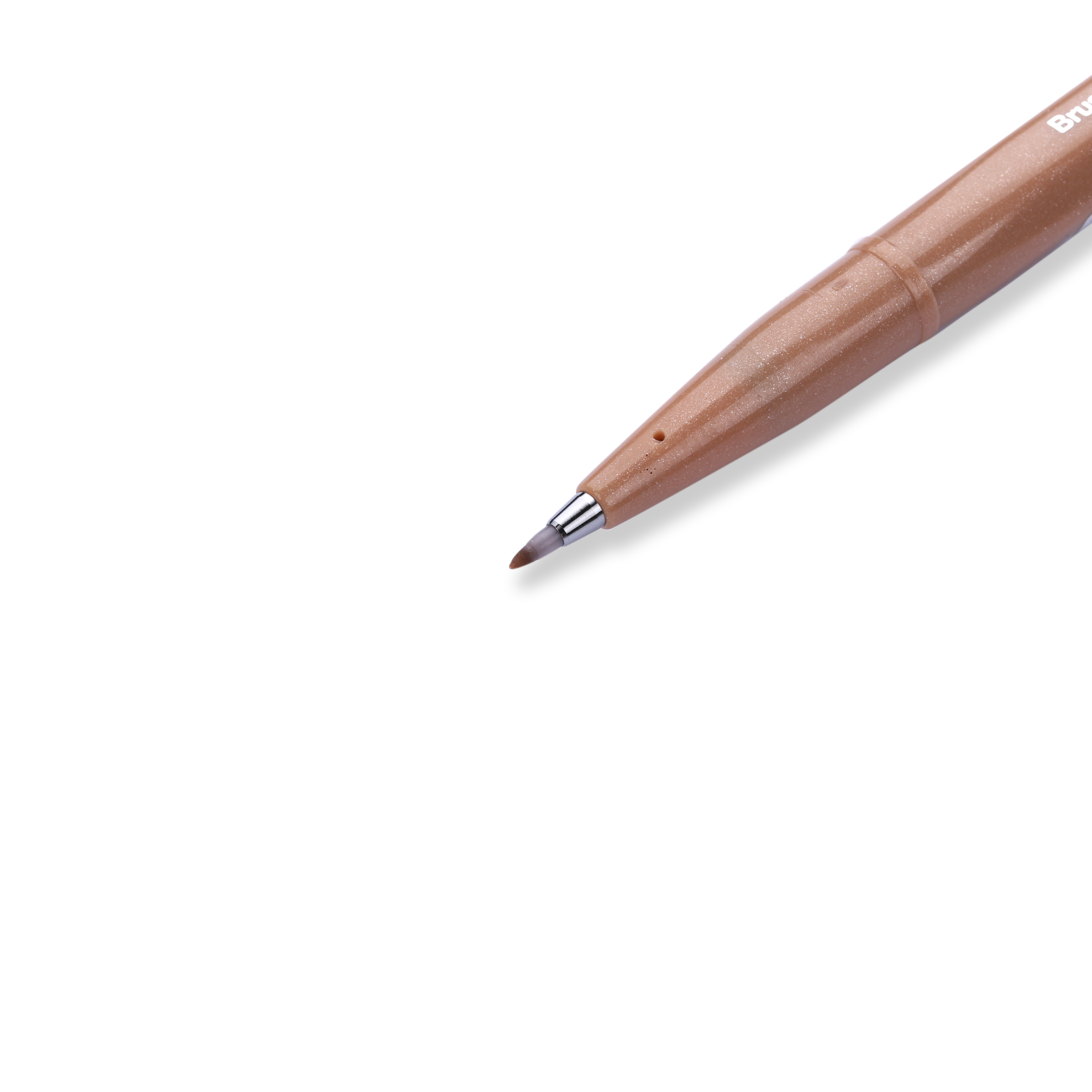 Pentel Fude Touch Brush Sign Pen - Pale Brown - 2020 New Colors