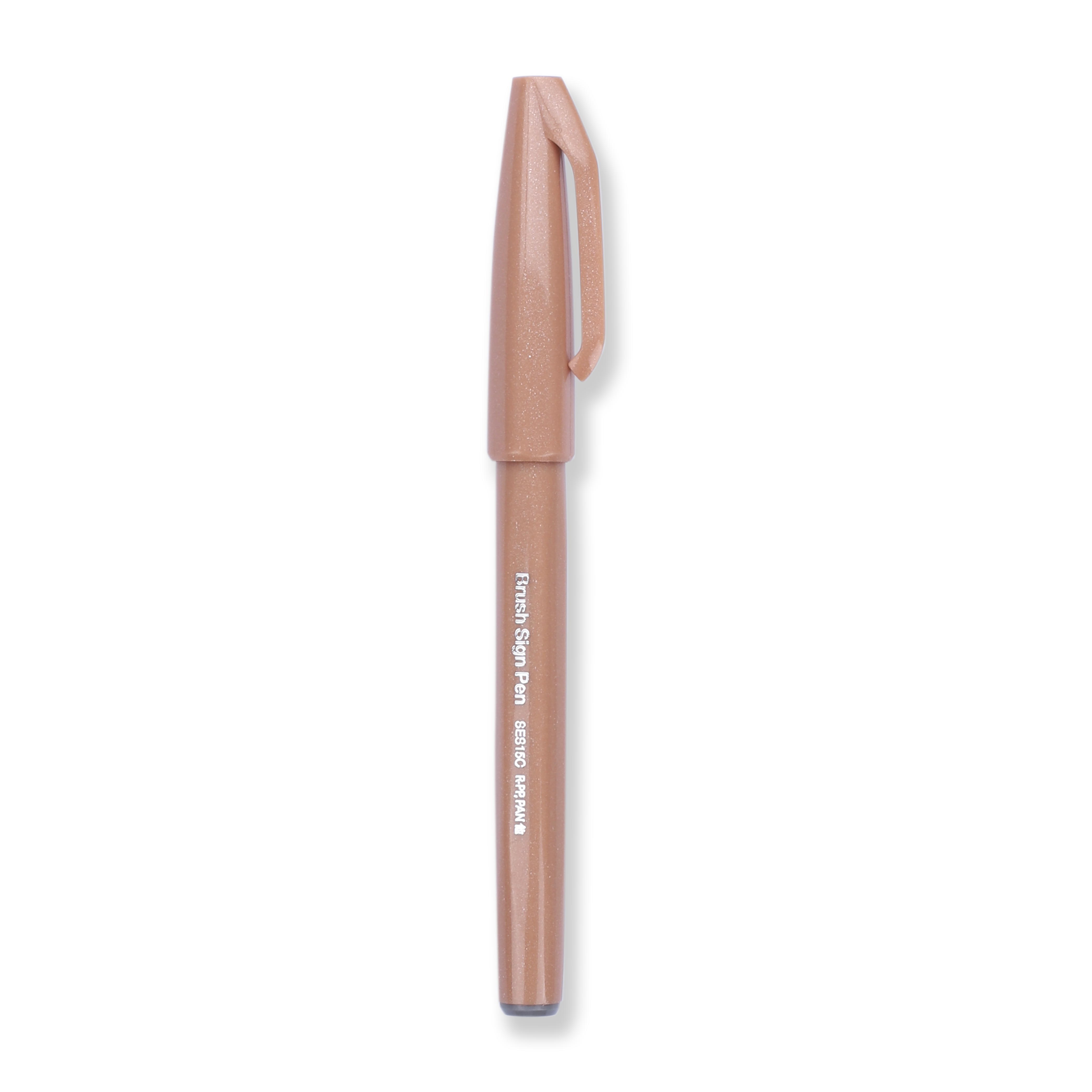 Pentel Fude Touch Brush Sign Pen - Marrón pálido - 2020 nuevos colores