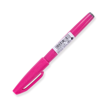 Pentel Fude Touch Brush Sign Pen - Pink - Stationery Pal