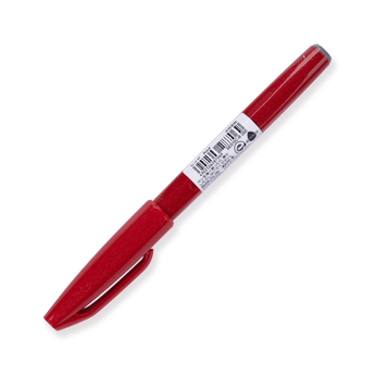 Pentel Fude Touch Brush Sign Pen - Red - Stationery Pal