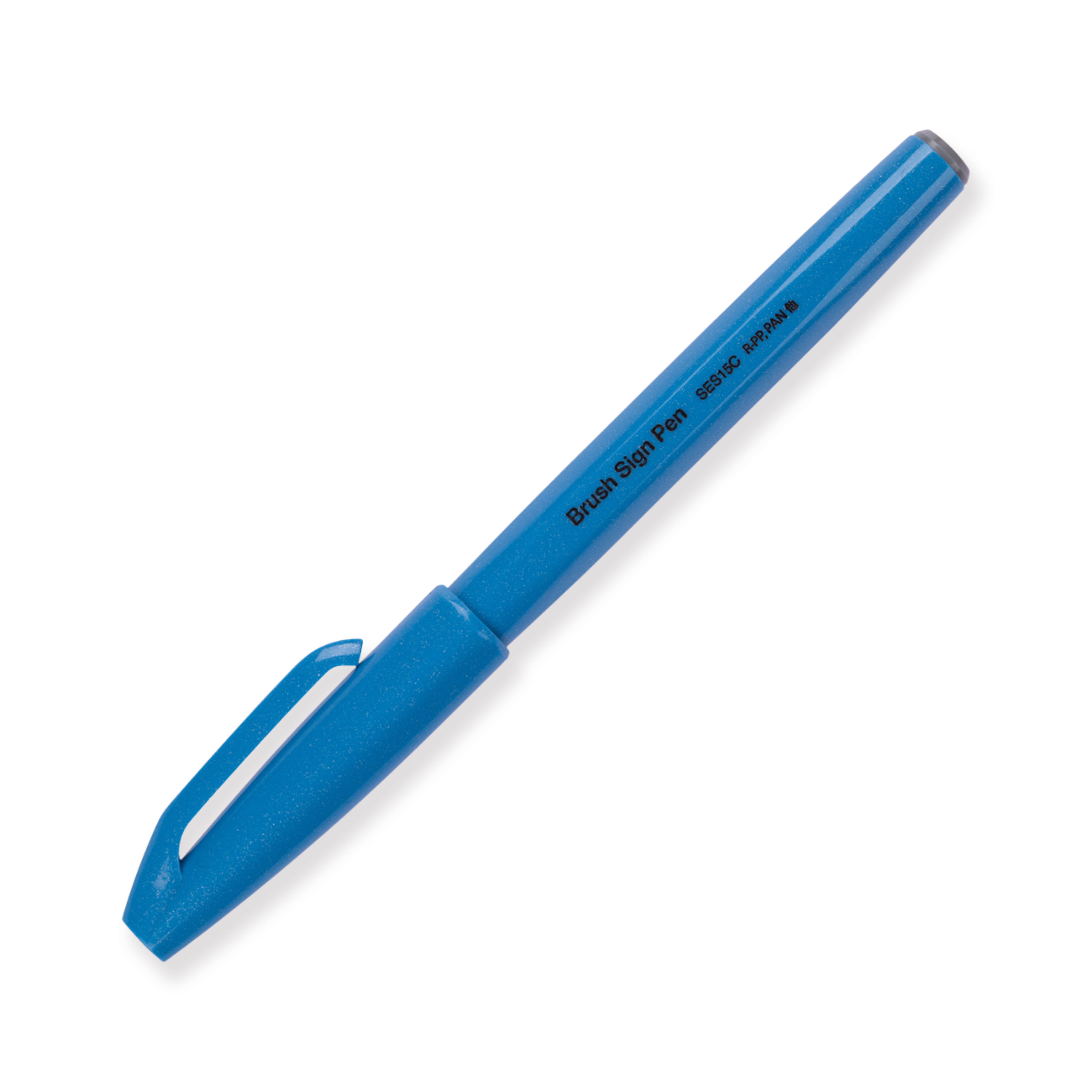 Bolígrafo Pentel Fude Touch Brush Sign - Azul cielo