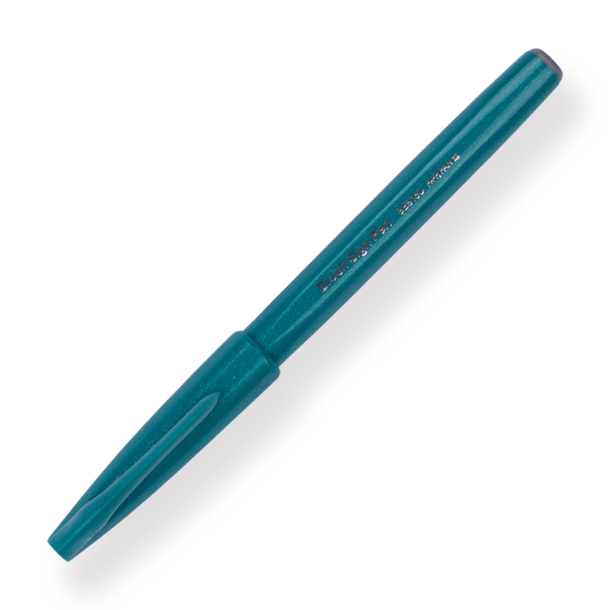 Pentel Fude Touch Brush Sign Pen - Turquoise Green - 2020 New Colors ...