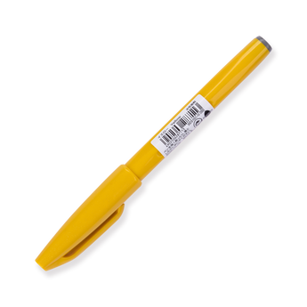 Pentel Fude Touch Brush Sign Pen - Yellow - Stationery Pal