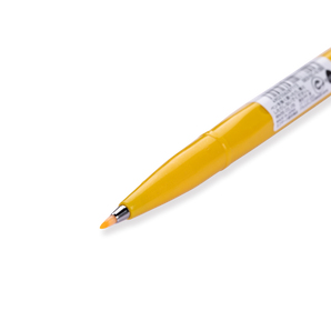 Pentel Fude Touch Brush Sign Pen - Yellow - Stationery Pal