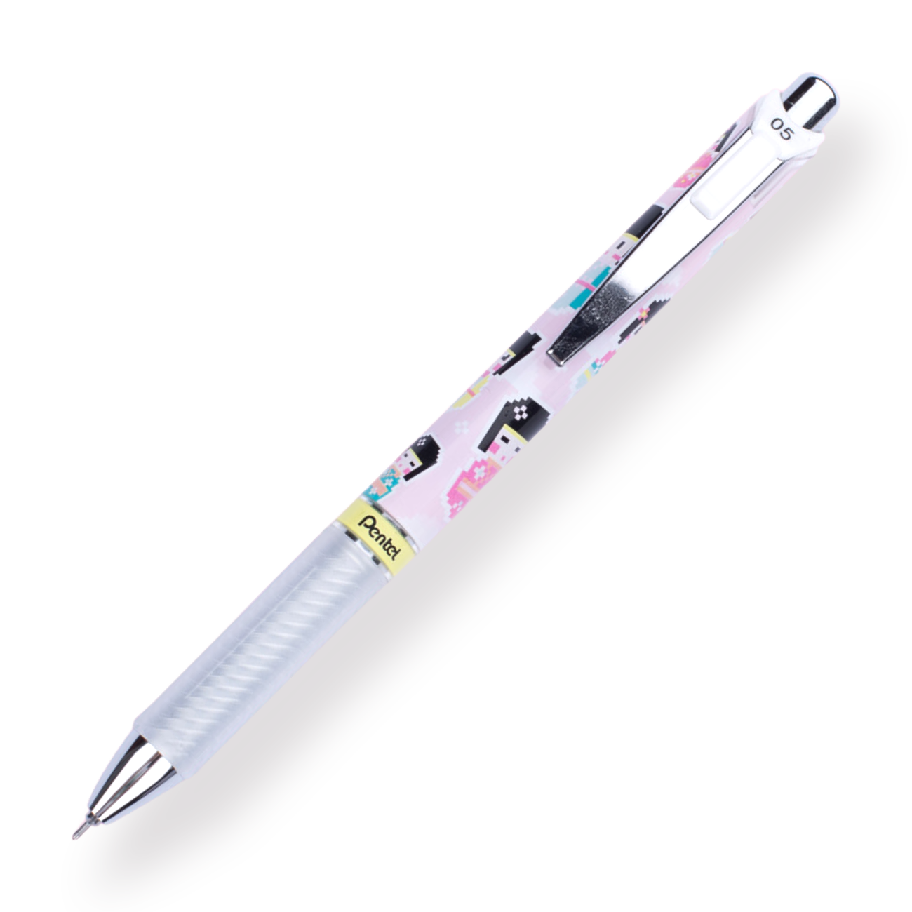 Pentel Edición Limitada Energel Kawaii +5 Bolígrafo Roller de Gel Retráctil - Kokeshi
