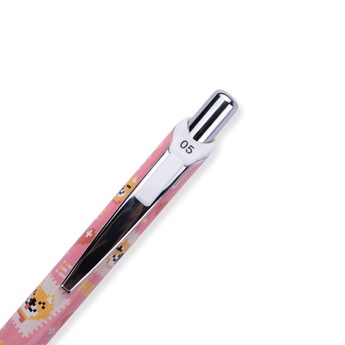 Pentel Limited Edition Energel Kawaii +5 Retractable Gel Roller Pen - Shiba Inu Dog - Stationery Pal