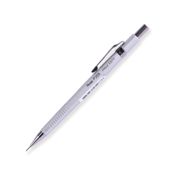 Pentel Limited Edition P205 Mechanical Pencil - 0.5 mm - Silver - Stationery Pal