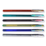 Pentel Limited Hybrid Dual Metallic Gel Pen - 1.0 mm - 6 Color Set - Stationery Pal