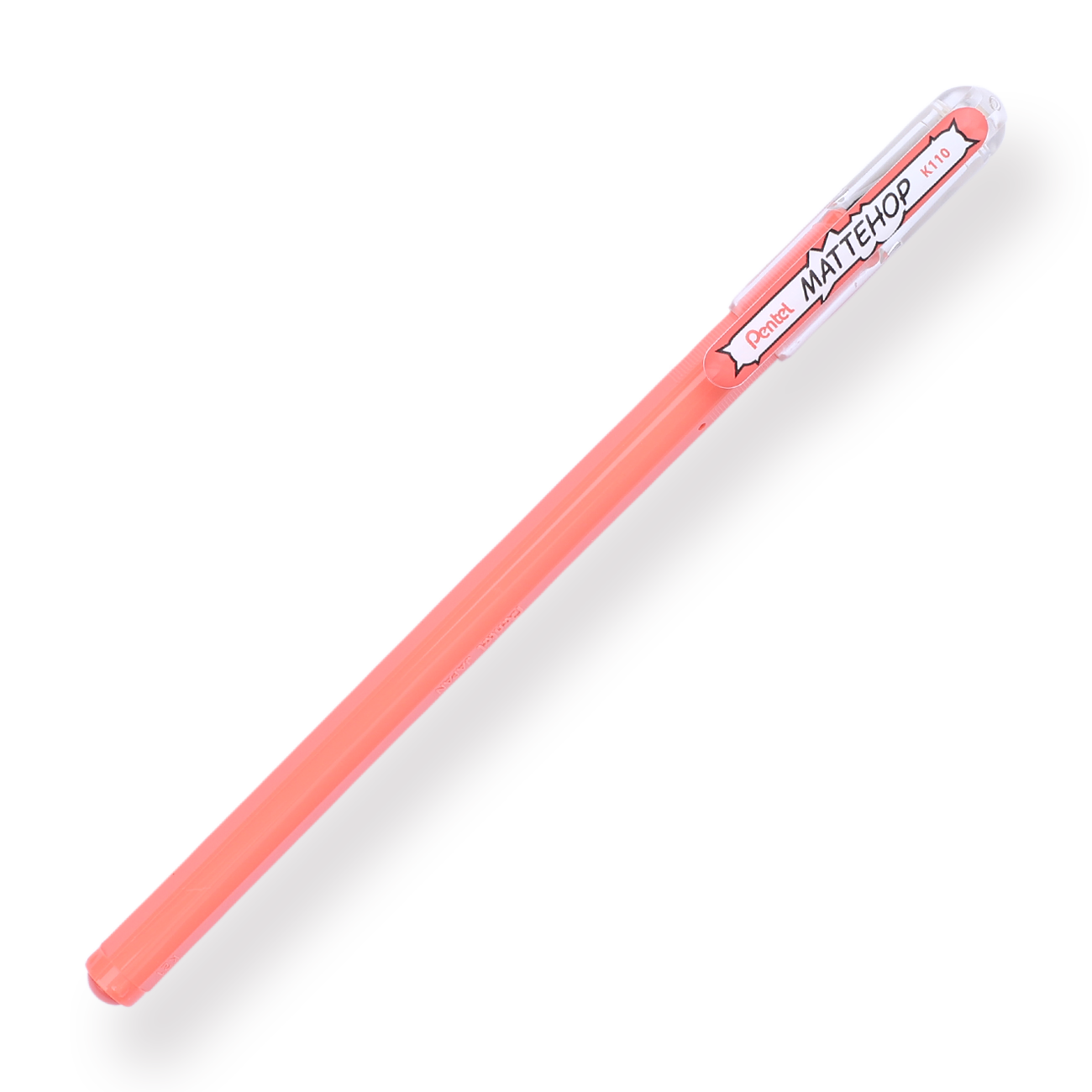 Pentel Mattehop 1.0 mm Gel Pen - Coral Pink - Stationery Pal