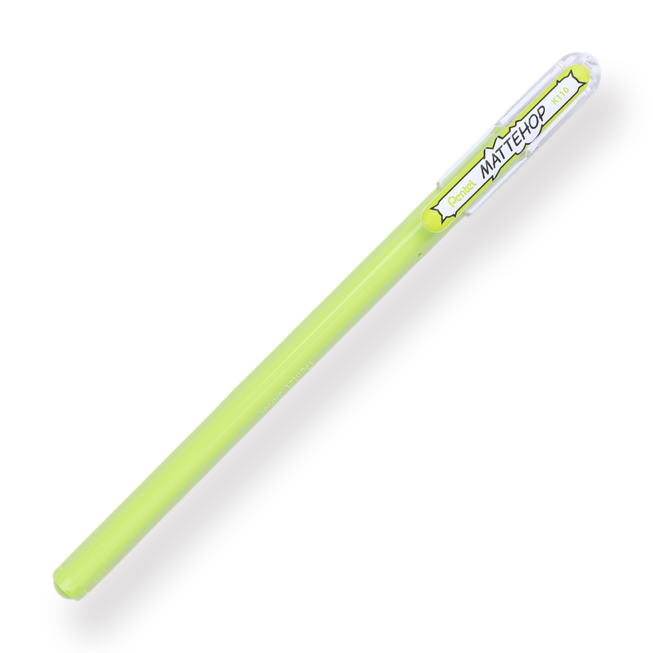 Pentel Mattehop 1.0 mm Ballpoint Pen - Yellow Green