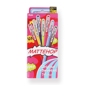 Pentel Mattehop 1.0 mm Gel Pen - Original + Sweet Set - Stationery Pal