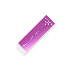 Pentel Slim Hi-Polymer Eraser - Metallic Pink - Stationery Pal