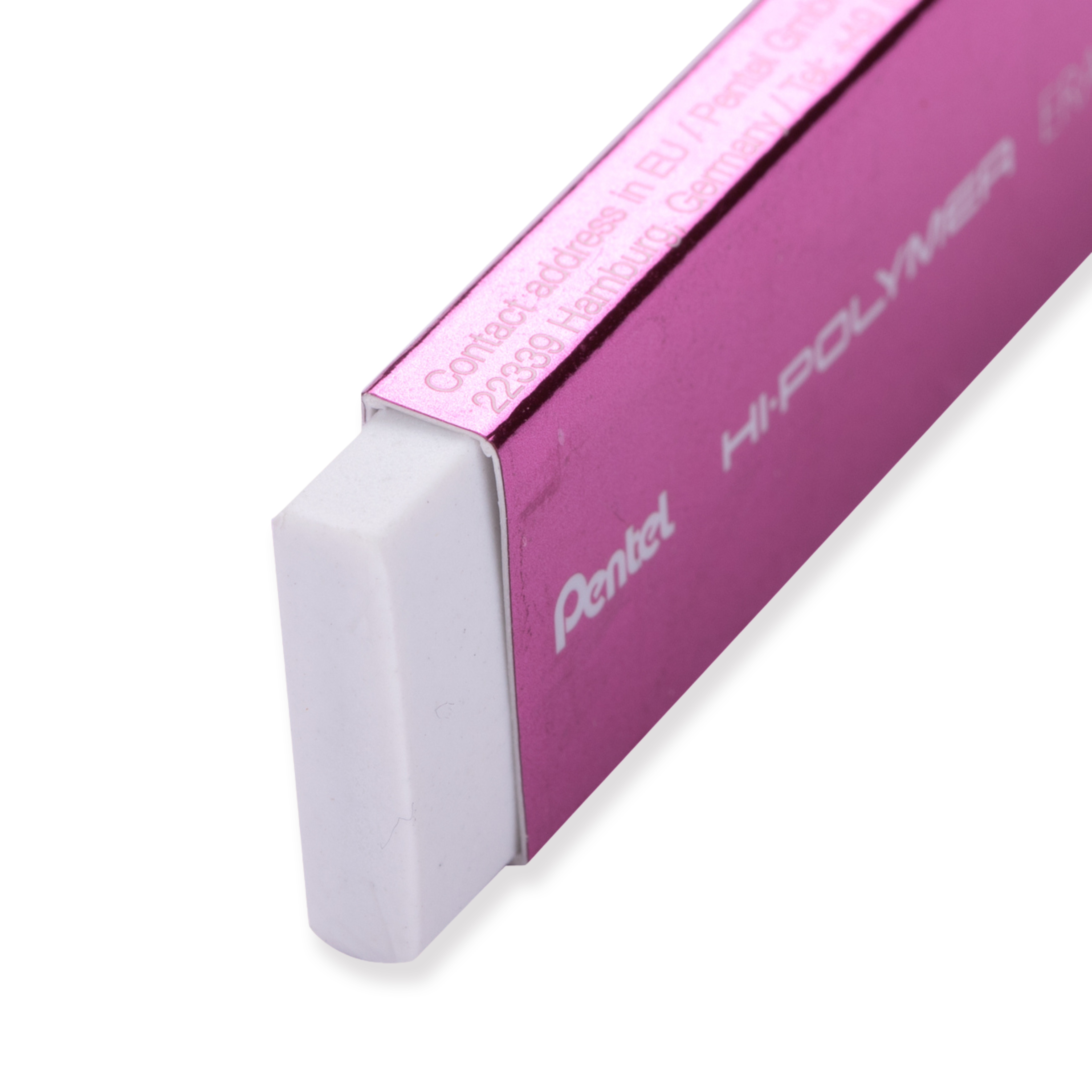 Pentel Slim Hi-Polymer-Radiergummi, Metallic-Pink