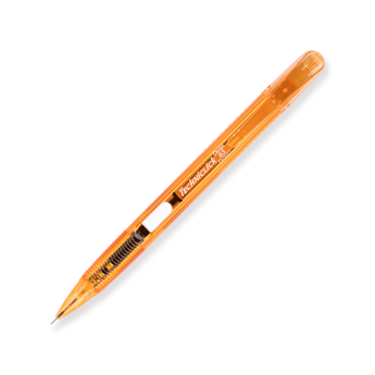 Pentel Techniclick Mechanical Pencil Side Click - 0.5mm - Orange - Stationery Pal