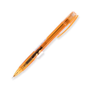 Pentel Techniclick Mechanical Pencil Side Click - 0.5mm - Orange - Stationery Pal