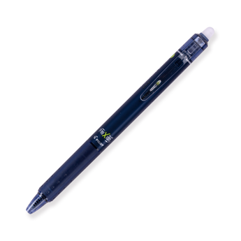 Pilot FriXion Ball Clicker Erasable Gel Pen 0.5 mm - Blue Black - Stationery Pal