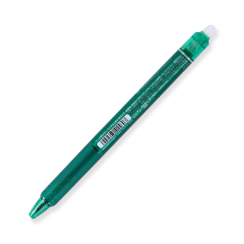 Pilot FriXion Ball Clicker Erasable Gel Pen 0.5 mm - Green - Stationery Pal