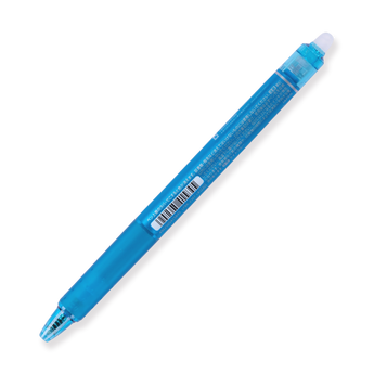 Pilot FriXion Ball Clicker Erasable Gel Pen 0.5 mm - Light Blue - Stationery Pal