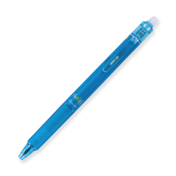 Pilot FriXion Ball Clicker Erasable Gel Pen 0.5 mm - Light Blue - Stationery Pal