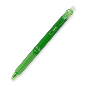 Pilot FriXion Ball Clicker Erasable Gel Pen 0.5 mm - Light Green - Stationery Pal