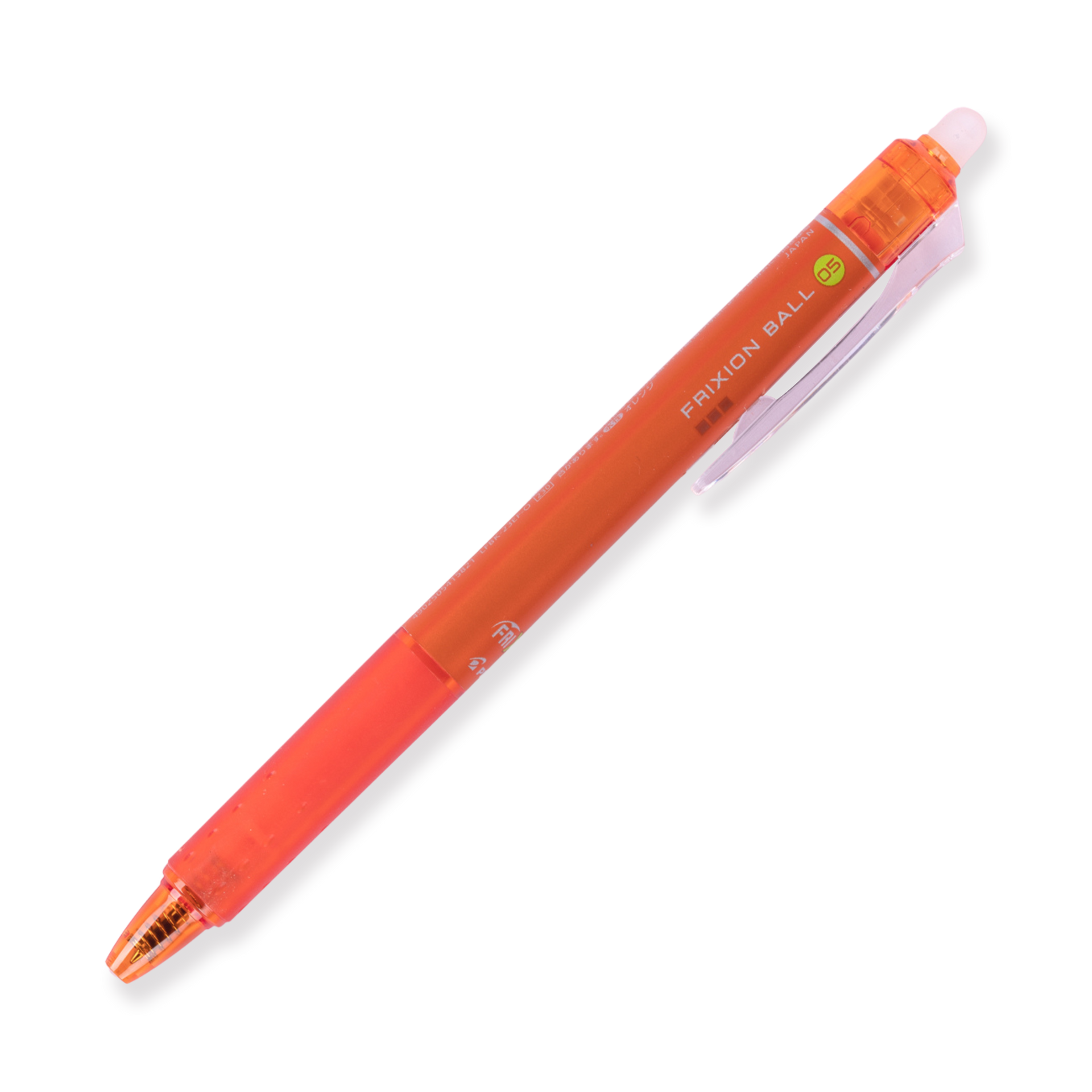 Pilot FriXion Ball Clicker Erasable Gel Pen 0.5 mm - Orange
