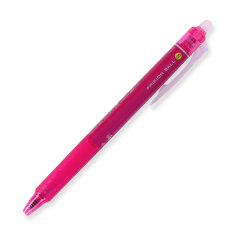 Pilot FriXion Ball Clicker Erasable Gel Pen 0.5 mm - Pink - Stationery Pal