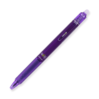 Pilot FriXion Ball Clicker Erasable Gel Pen 0.5 mm - Purple - Stationery Pal