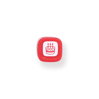 Pilot FriXion Stamp - Red - Birthday - Stationery Pal