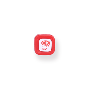 Pilot FriXion Stamp - Red - OK - Stationery Pal