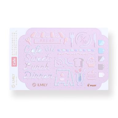 Pilot ILMILY Limited Edition Template - Cafe - Stationery Pal