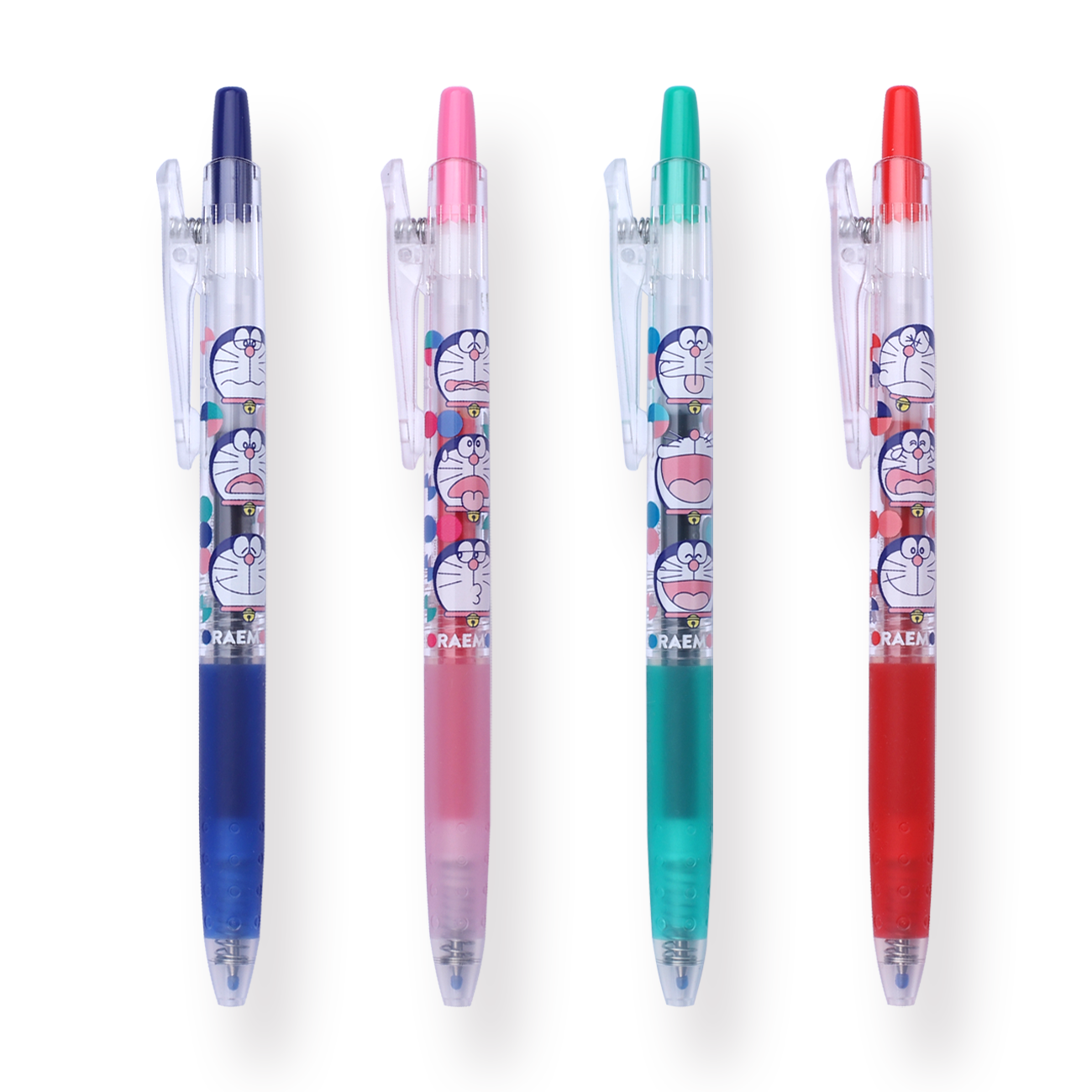 Pilot Juice x Doraemon Limited Edition Gel Pen - 0.38 mm - 4 Colors Set - A - Stationery Pal