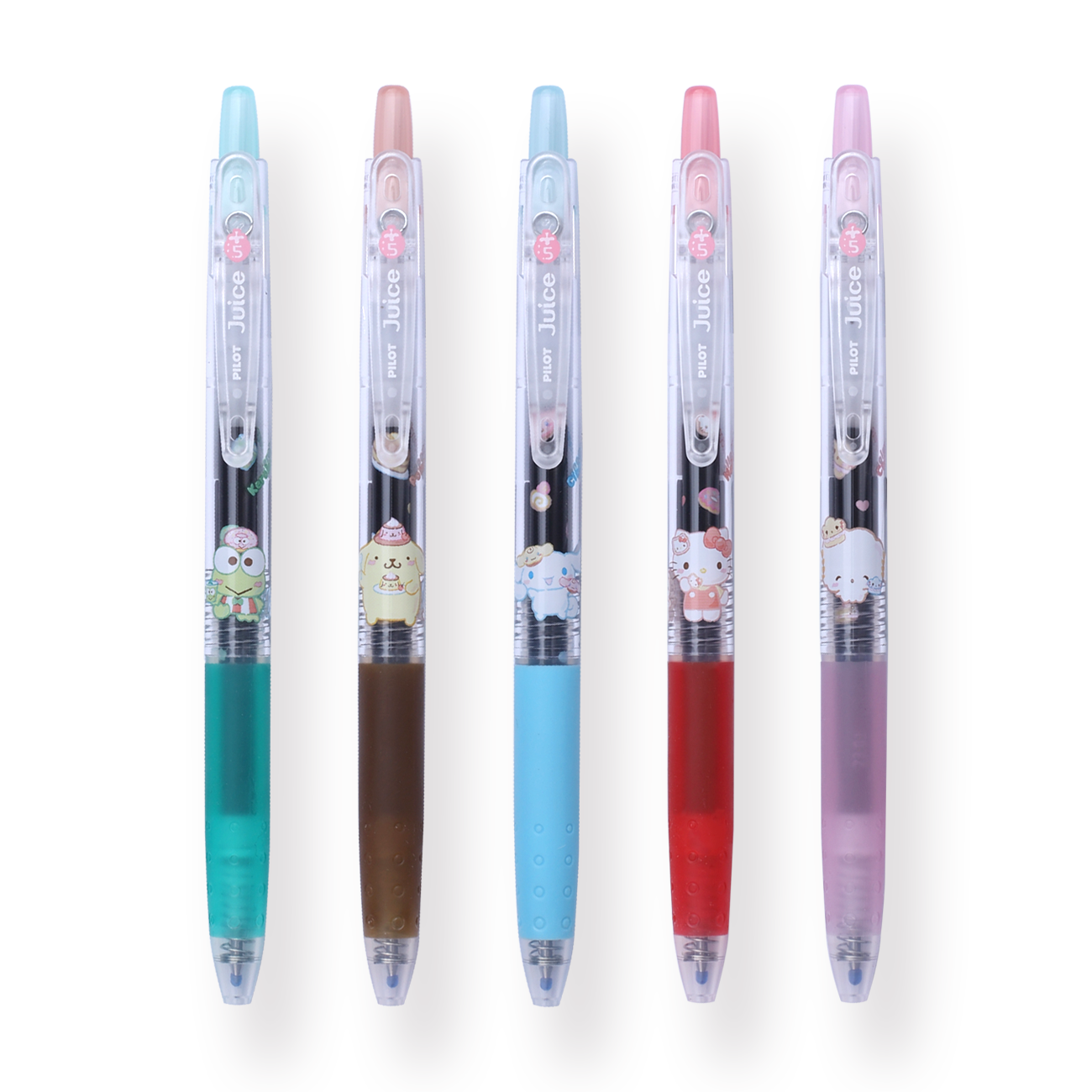 Pilot Juice x Sanrio Limited Edition Gel Pen Set - 0.5 mm - Set of 5 - A - Stationery Pal