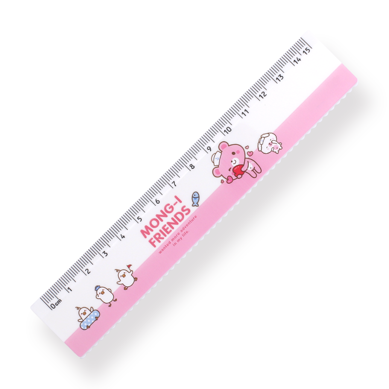 Pink Bear Ruler β Stationery Pal