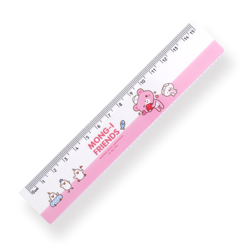 Pink Bear Ruler - Stationery Pal