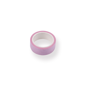 Pink Gingham Washi Tape