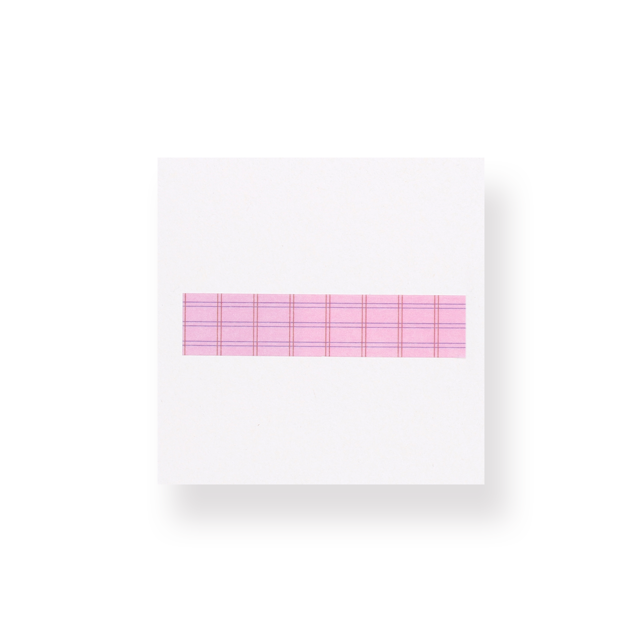 1set/2pcs Simple Plaid Designed Washi Tape For Journaling