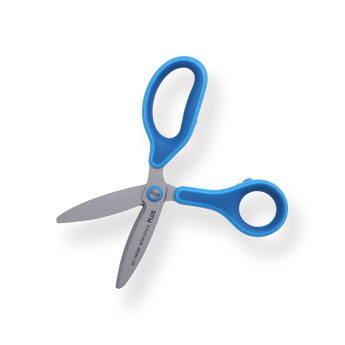 Plus Fitcut Curve Jr. Scissors - Blue - Stationery Pal