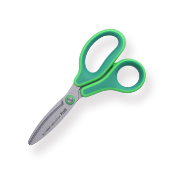 Plus Fitcut Curve Jr. Scissors - Green - Stationery Pal