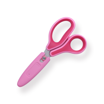 Plus Fitcut Curve Jr. Scissors - Pink - Stationery Pal