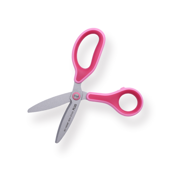 Plus Fitcut Curve Jr. Scissors - Pink - Stationery Pal