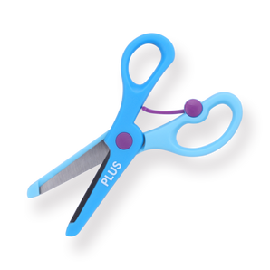 Plus Kids Training Safety Scissors - Blue - Stationery Pal