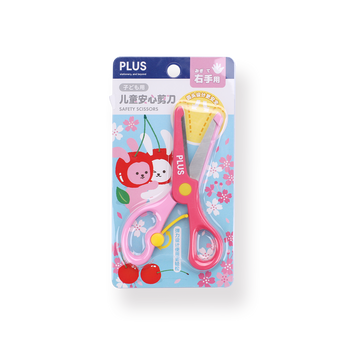 Plus Kids Training Safety Scissors - Pink - Stationery Pal