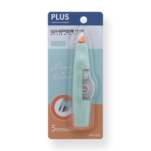 Plus Whiper MR Correction Tape WH-635BI - Mint Green and Orange - Stationery Pal