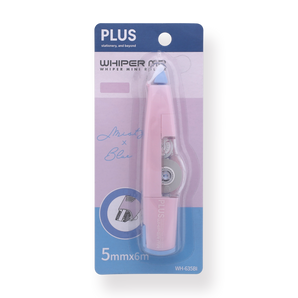 Plus Whiper MR Correction Tape WH-635BI - Misty Pink and Blue - Stationery Pal